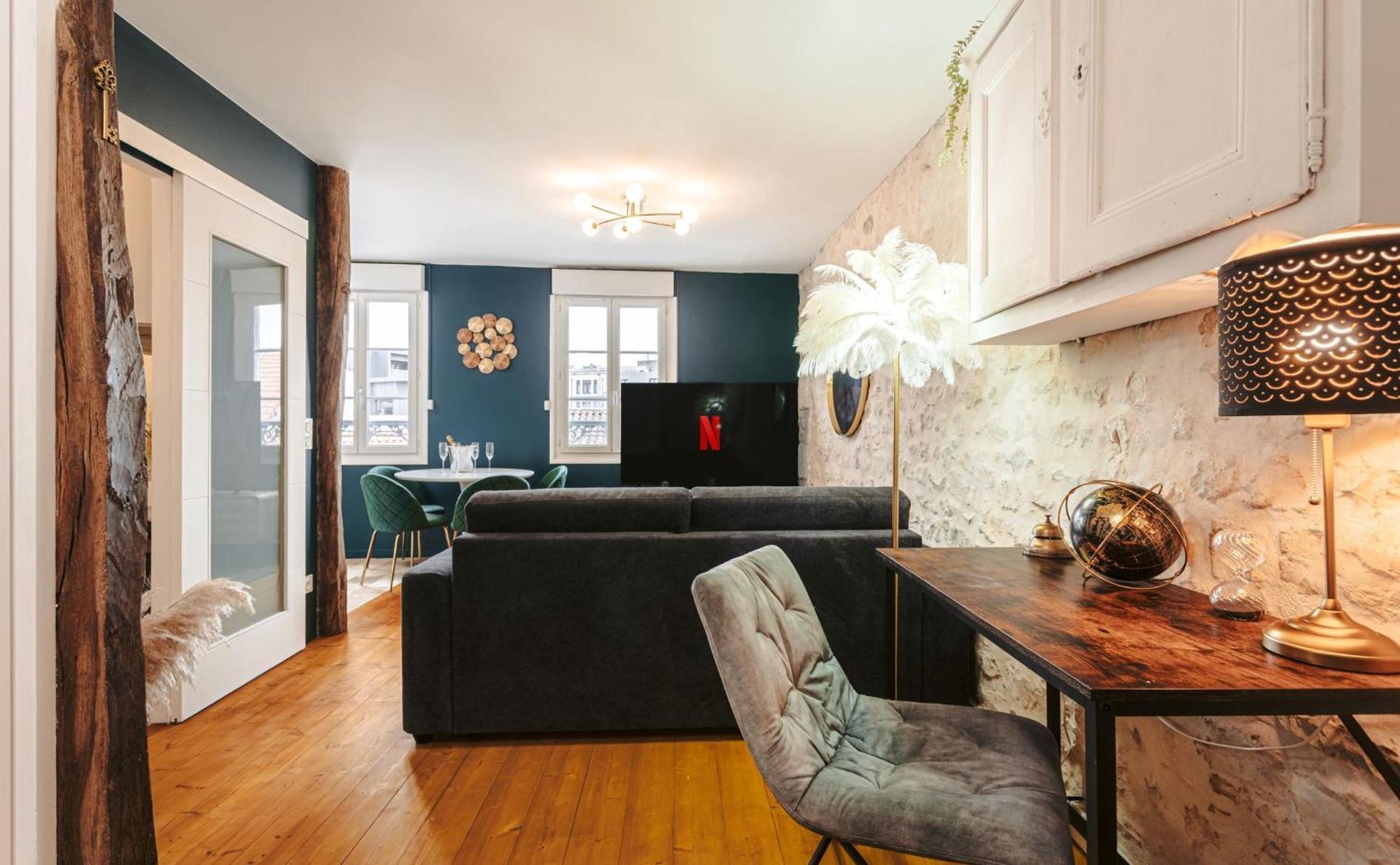 Gatsby - Elegant, Central, Fibre, Tv 4K, Netflix, Literie Confortable La Rochelle  Exterior photo